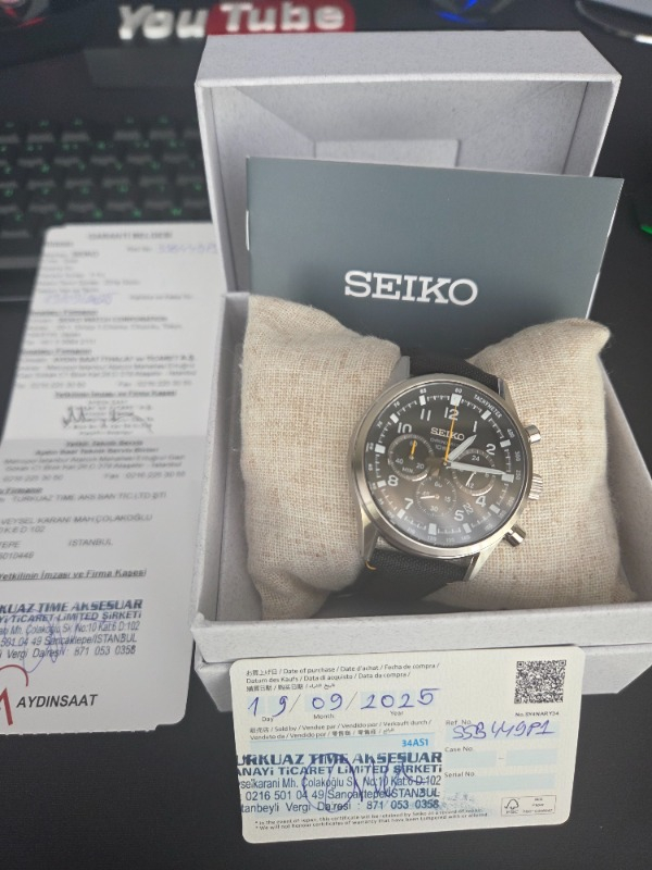 Seiko Chronograph SSB449P1 Erkek Kol Saati