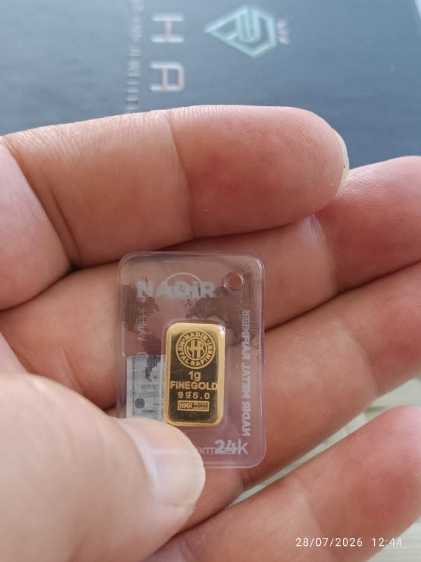 Nadir Gold 24 Ayar Külçe Gram Altın 1 Gr.