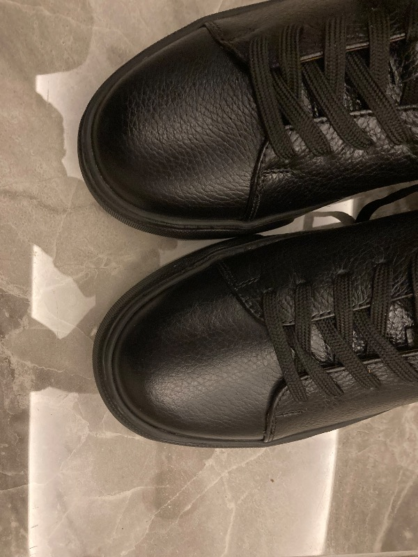 Lufian Tommy Erkek Deri Sneaker Ayakkabı Siyah