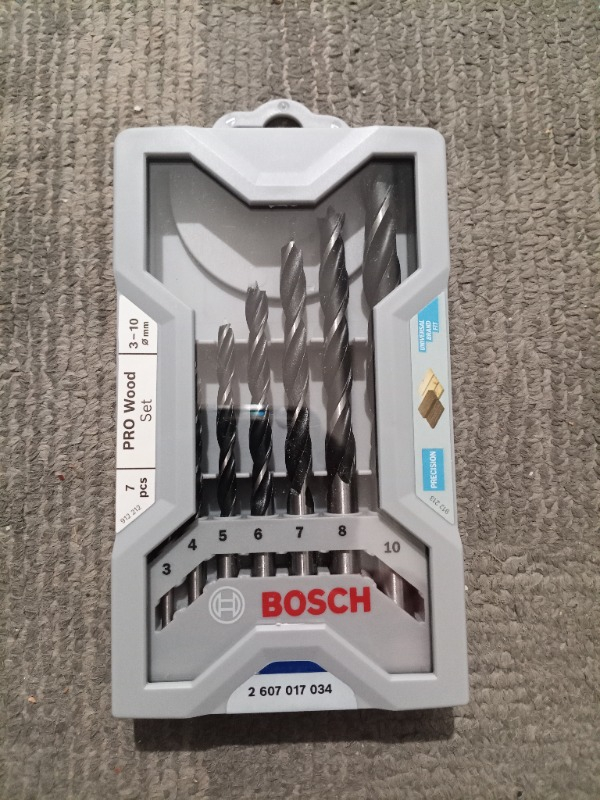 Bosch Profesyonel Ahşap Matkap Ucu Seti 7 Parçalı