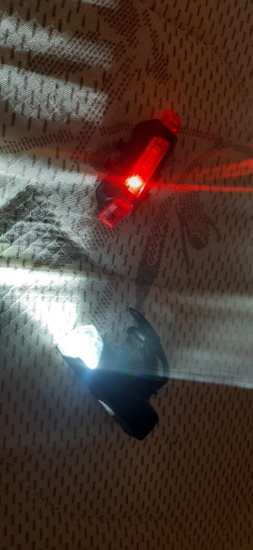 Greathings USB Şarjlı Bisiklet Ön-Arka Far Stop Lambası Seti