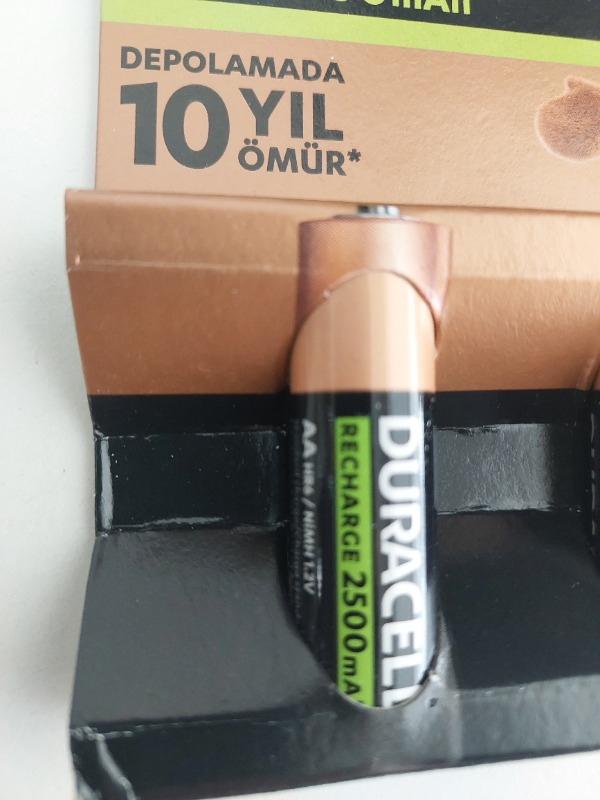 Duracell Şarj Edilebilir AA Kalem Pil 2500 Mah 4'Lü Paket
