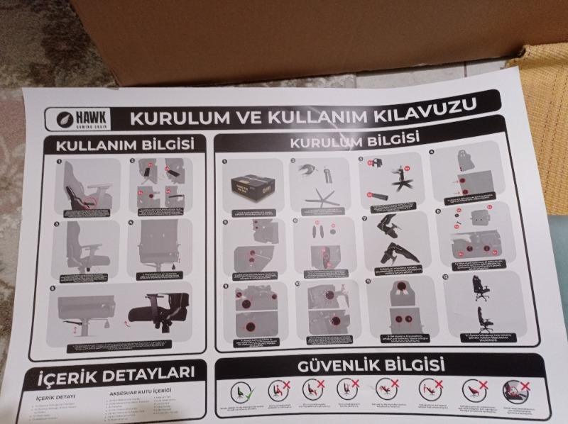 Hawk Gaming Chair Fab V4 Kumaş Oyuncu Koltuğu