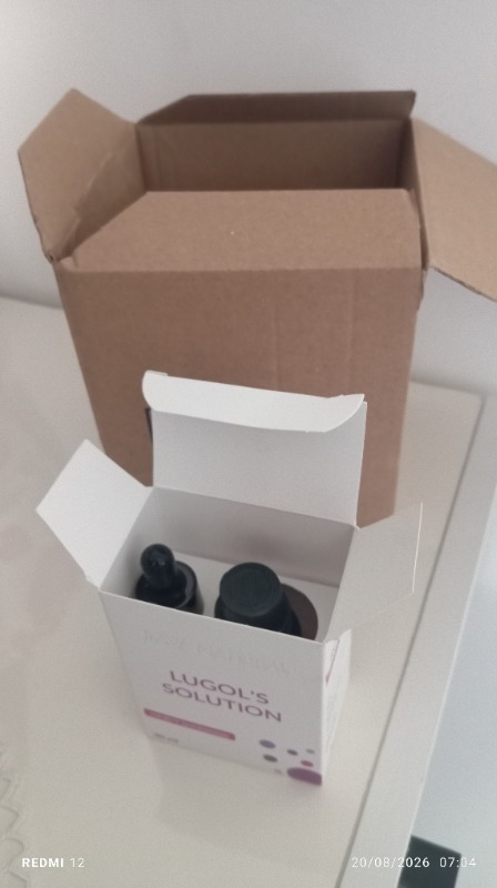 Raw Material Lugol's Solution İyot %2 Damla 30 ml