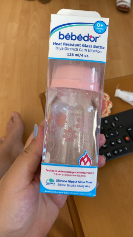 Bebedor Isıcam Biberon Orta Akış (125 ml) / Mavi