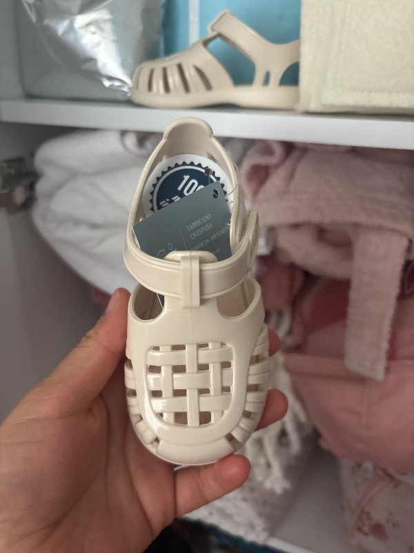 Igor S10311 Tobby Gloss Çocuk Fildişi Sandalet
