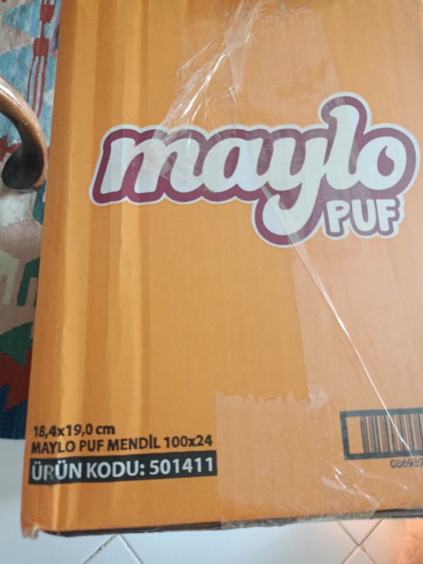 Maylo Puf Mendil 150'li 12 Paket