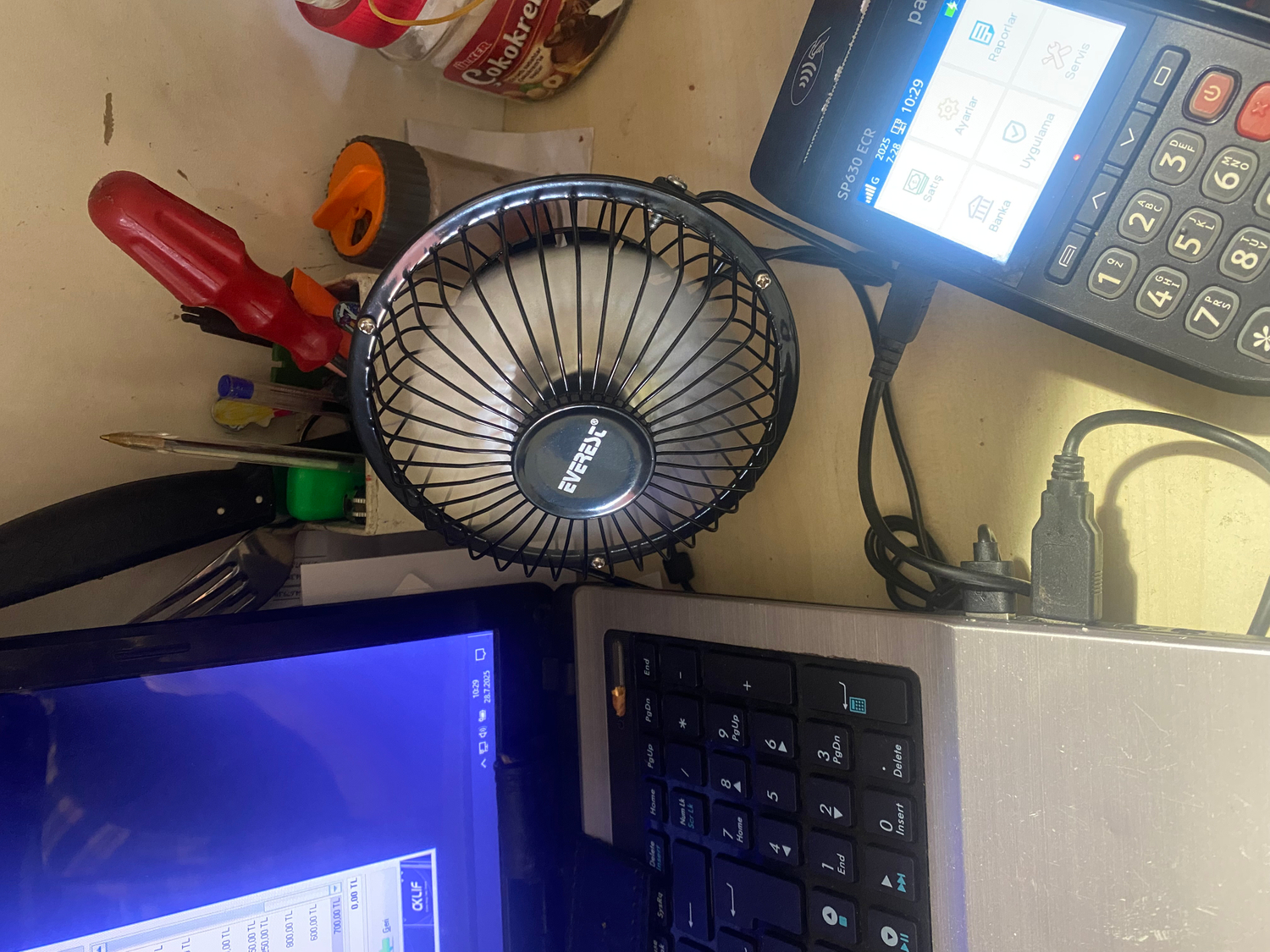 Everest EFN-482 Masaüstü Metal Siyah Usb Fan