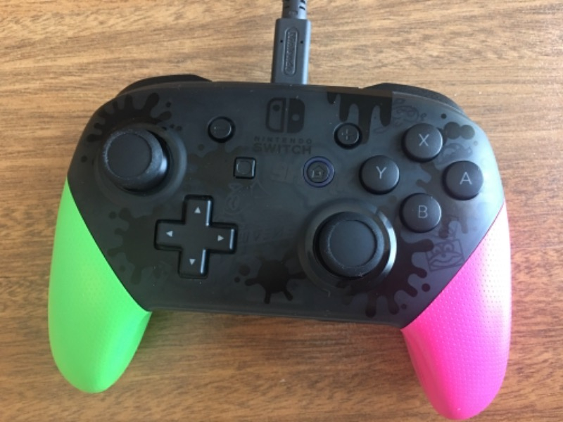 Nintendo Switch Pro Controller Splatoon 2 Edition