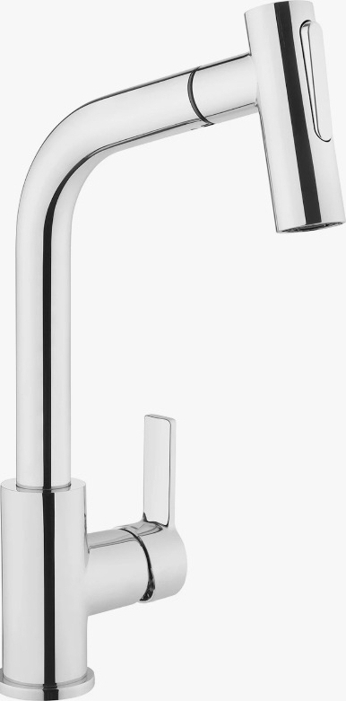 Artema Maestro A42146 Pull-Out Eviye Mutfak Bataryası, Krom