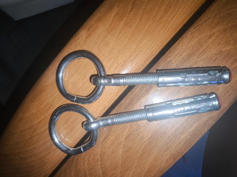 Özs Kancalı Çelik Dübel M10*100 mm Salıncak Asma Dübeli 2 Adet