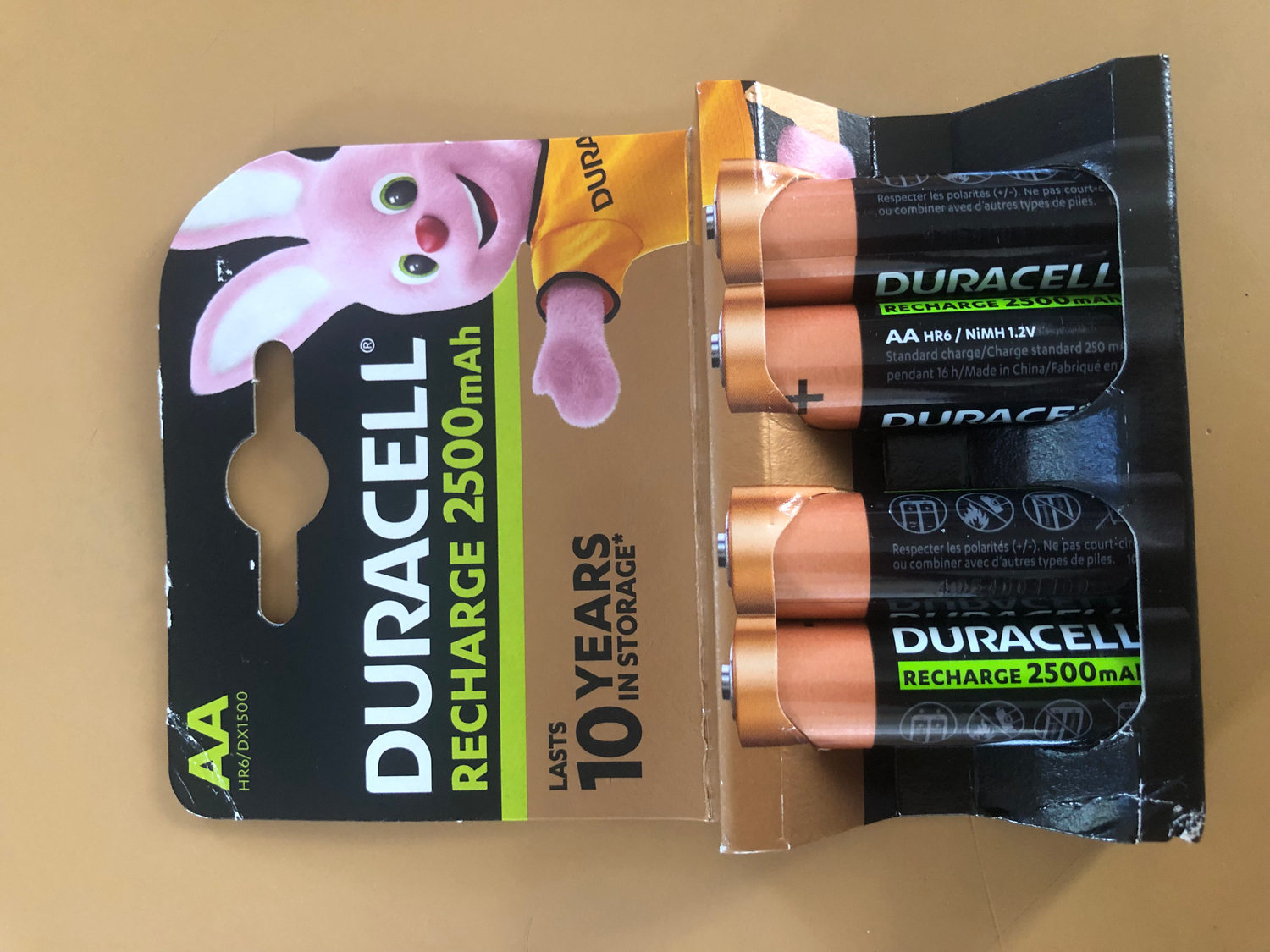 Duracell Şarj Edilebilir AA Kalem Pil 2500 Mah 4'Lü Paket
