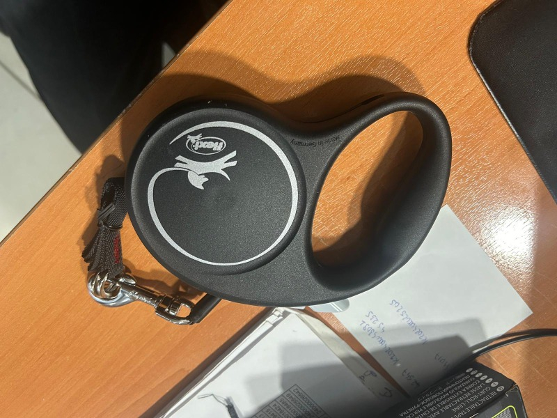 Flexi Siyah Seri Small 5 Mt Şerit Otomatik Tasma Siyah