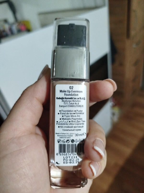 Gabrini Hd Matte Foundation 01