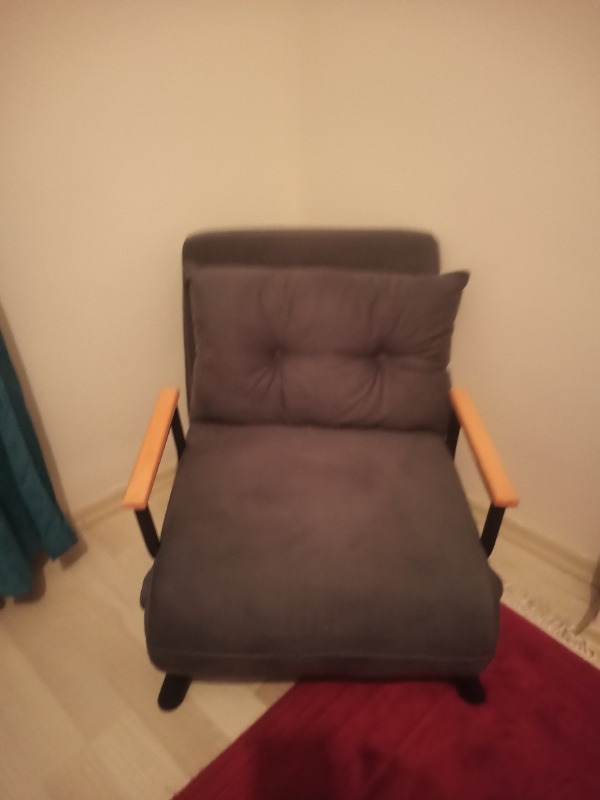Pafu Sando Tekli Katlanır Yataklı Koltuk - Gri