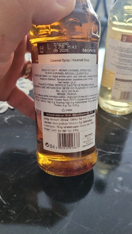 Monin Vanilya ve Karamel 250 ml 2'li Set