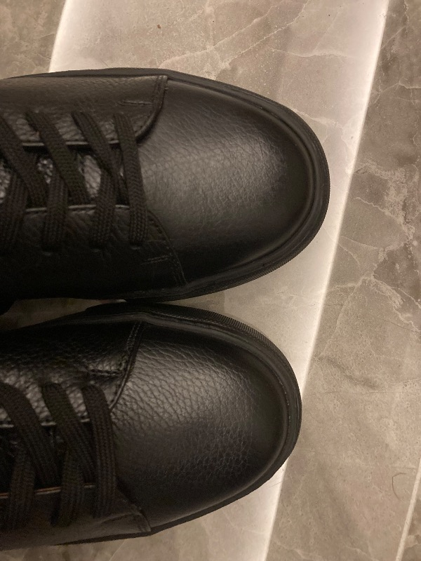 Lufian Tommy Erkek Deri Sneaker Ayakkabı Siyah