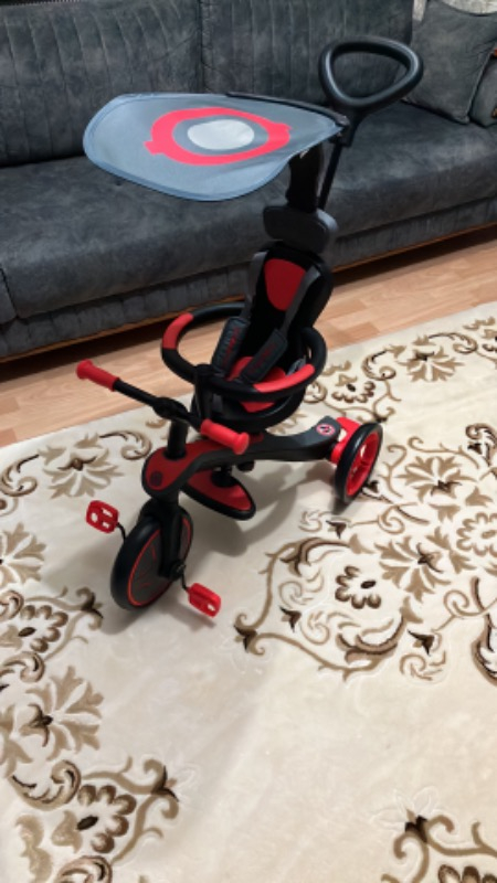 Globber Explorer 4in1 Trike Bisiklet - Kırmızı