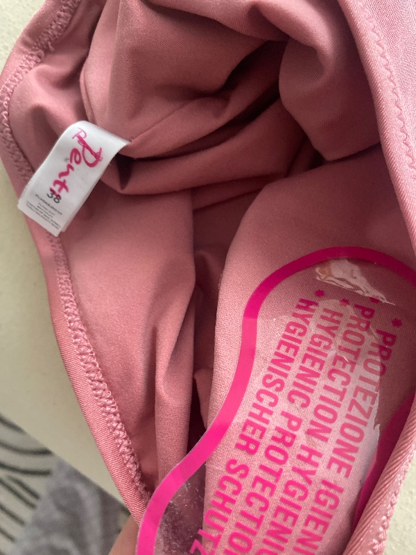 Penti Koyu Pembe Flore Fırfır Detaylı Mayo