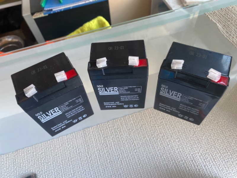 Gold Silver 4 Volt 8 Amper Akü 4 V 8 A Bakımsız Kuru Akü