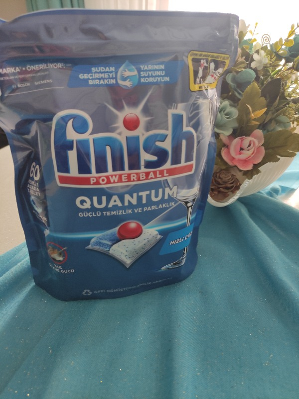 Finish Quantum 60 Kapsül Bulaşık Makinesi Deterjanı Tableti
