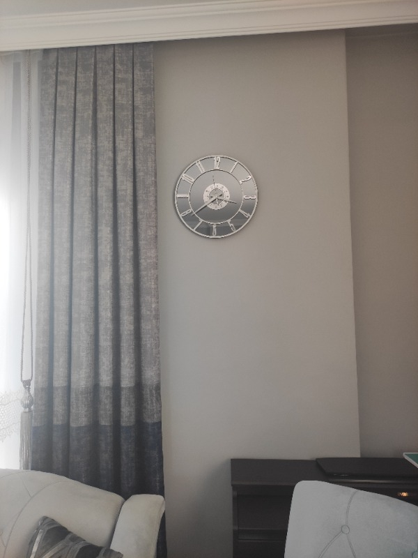 Gerçek Ayna Duvar Saati 40 cm