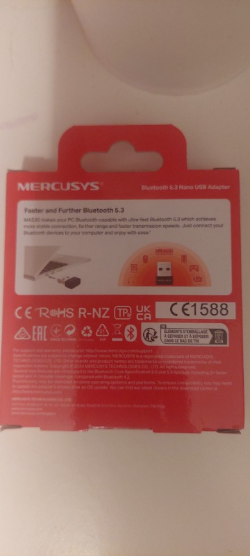 Mercusys MA530 Bluetooth 5.3 Nano Usb adaptörü