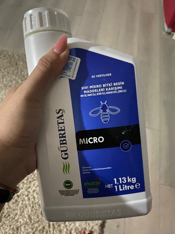 Gübretaş Micro Sıvı Yaprak Gübresi 1 lt
