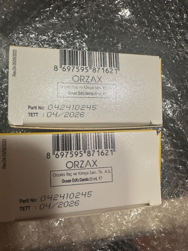 Orzax Ocean D3 K2 Damla 20 ml