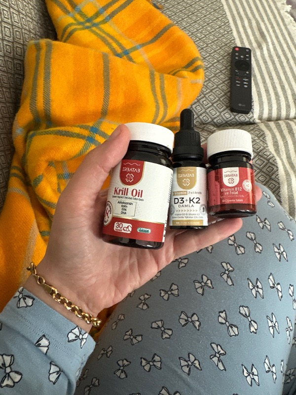 Erbatab Krill Oil 500 Mg 30 Kapsül Doğal Astaksantin ve Kolin İçeren Takviye Edici Gıda