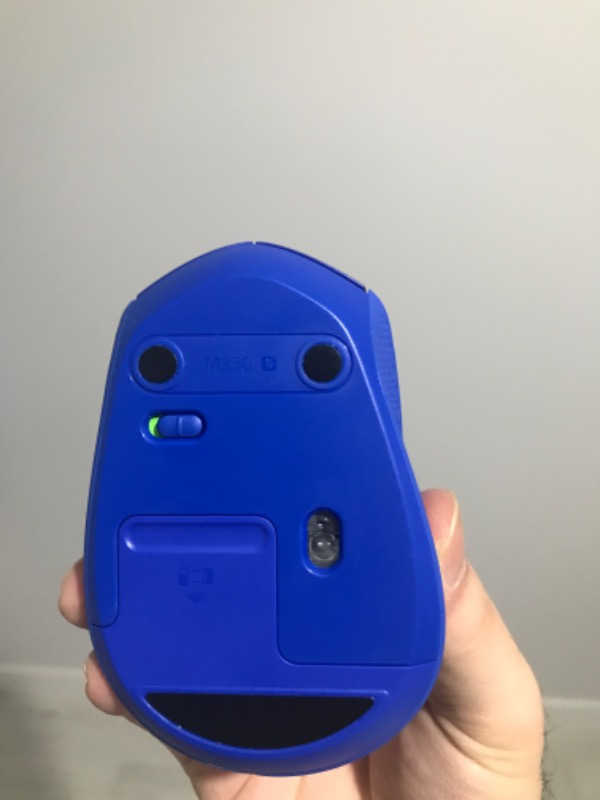 Logitech M330 Sessiz Kablosuz Optik Mouse - Mavi
