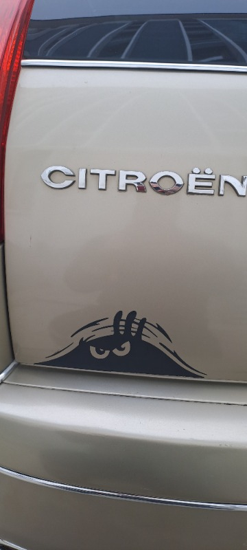 Quart Bagajdan Bakan Adam Oto Sticker, Araba Sticker