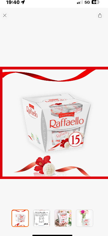 Raffaello Çikolata 15'li 150 Gr
