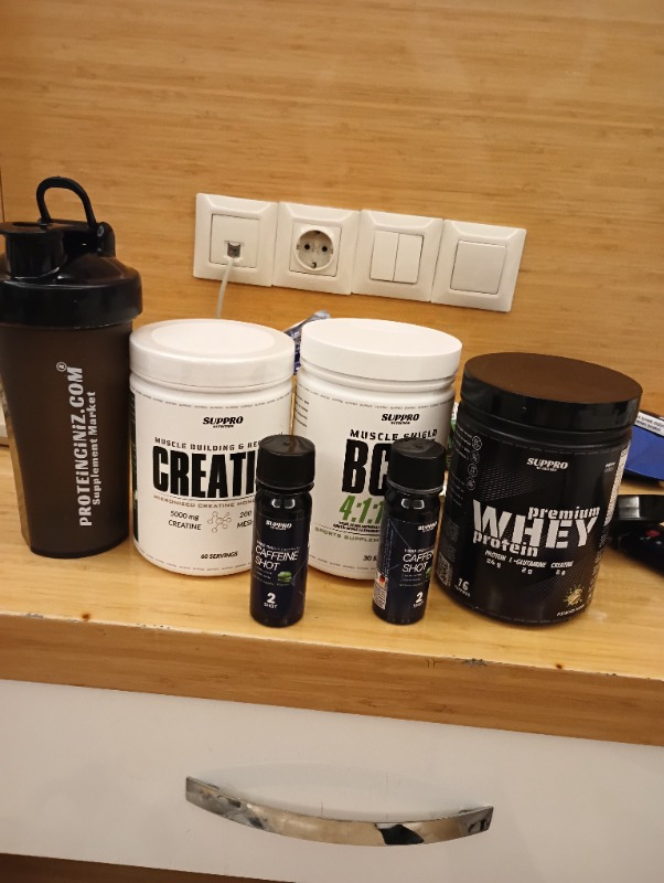 Suppro Nutrition Fitness Paketi Whey Protein + Creatin + Bcaa