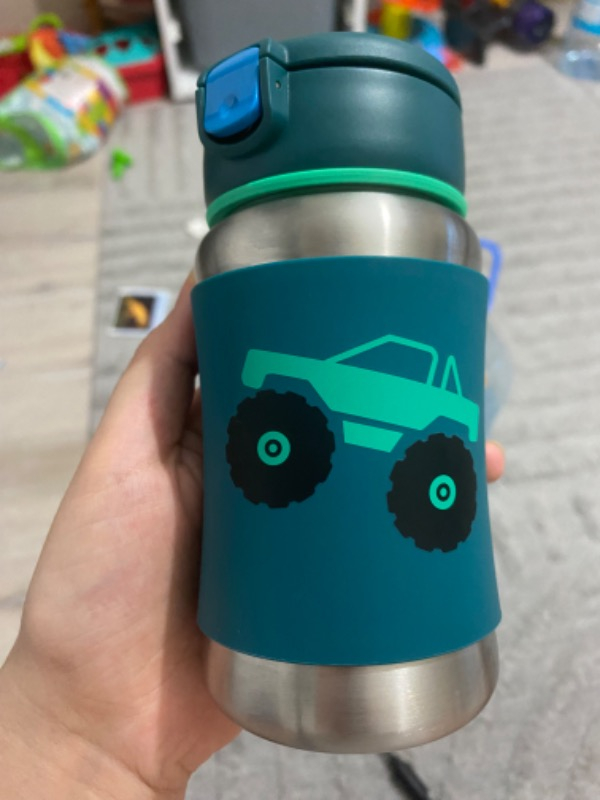 Skip Hop Spark Style Pipetli Paslanmaz Çelik Suluk
