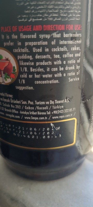 FO Kivi Aromalı Şurup 700 ml