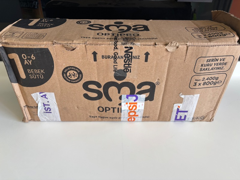 SMA Optipro Probiyotikli 1 0-6 Ay Bebek Sütü 800 gr x 3 Adet
