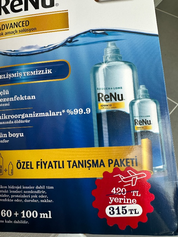 Renu Advanced Lens Solüsyon 360 + 100 ml