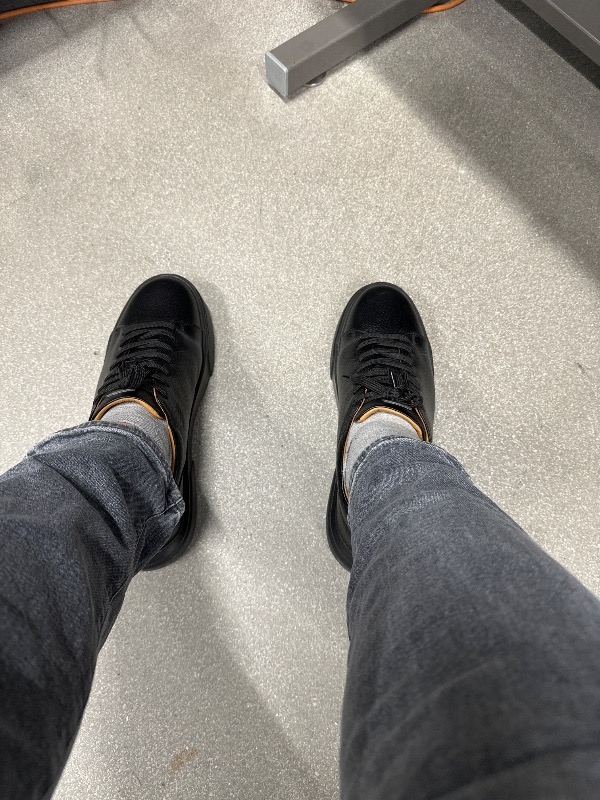 Lufian Tommy Erkek Deri Sneaker Ayakkabı Siyah