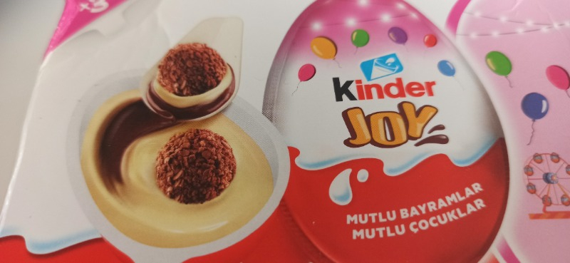 Kinder Joy Yumurta Çikolata Kızlar 3’lü