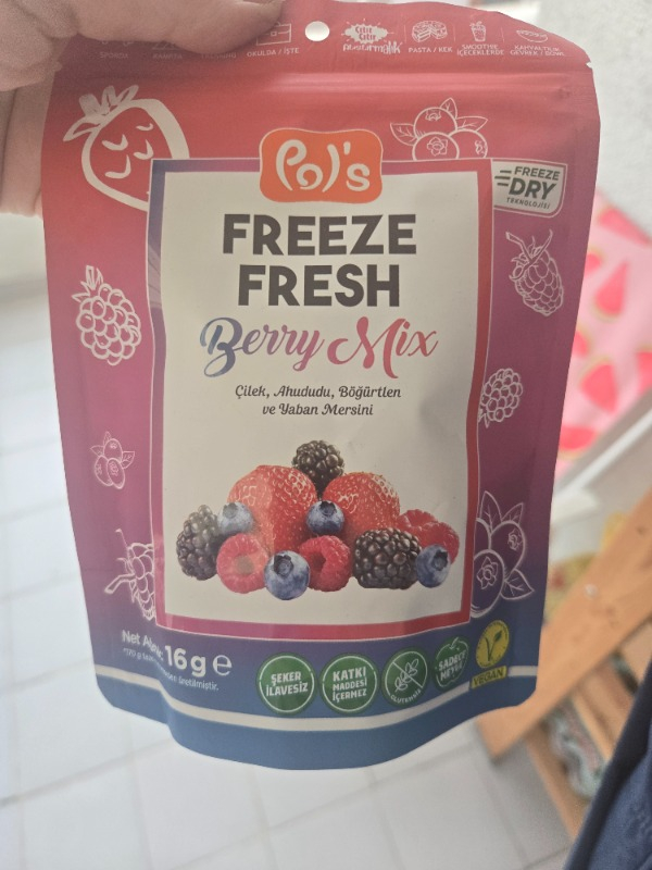 Pol's Freeze Fresh Berry Mix 16 G x 7 Adet