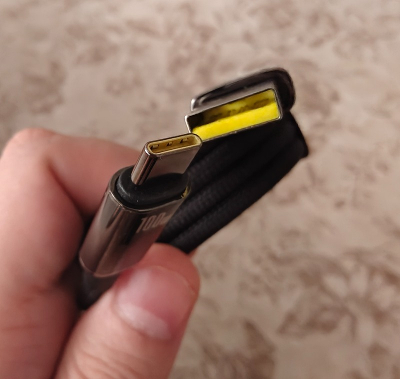 Baseus Tungsten Gold Şarj Kablosu 100W 1m USB Type-C