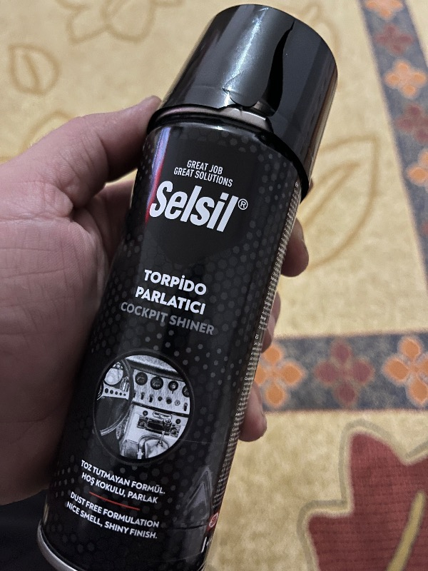 Selsil Torpido Parlatıcı Sprey 200 ml Tüm Araçlar için Uzun Süreli Koruma ve Temizlik