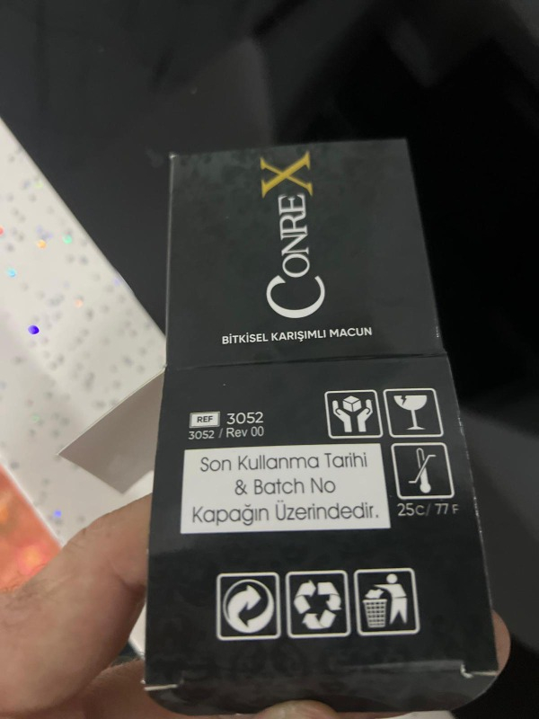 Conrex Atom Enerji ve Doğal Güç Macunu - %100 Bitkisel, 25 Farklı Doğal Karışım, Günlük Kullanıma Uygun