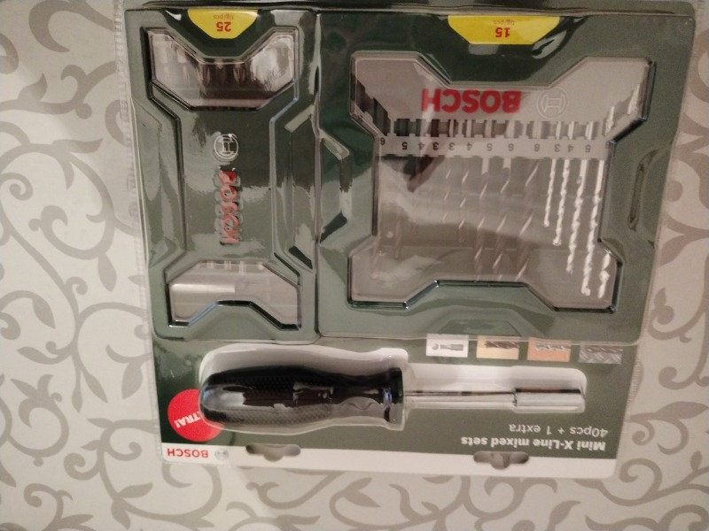 Bosch X-Line 15 Parça Delme 25 Parça Vidalama Ucu Seti + Tornavida