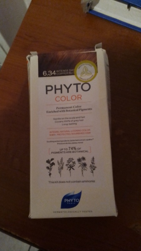 Phyto Phytocolor Bitkisel Saç Boyası 6.34 - Koyu Kumral Dore Bakır