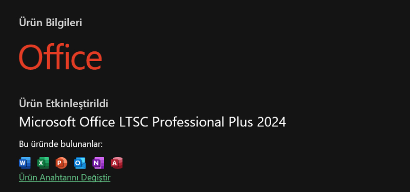 Microsoft Office 2024 Pro Plus Dijital Lisans Anahtarı - 2025 Key ve Ürün Anahtarı