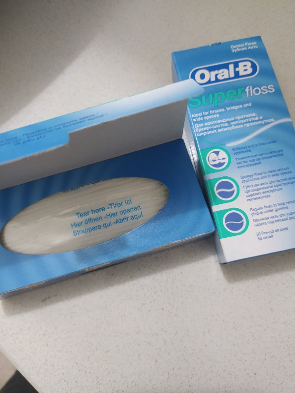 Oral-B Diş İpi Super Floss 50 Adet