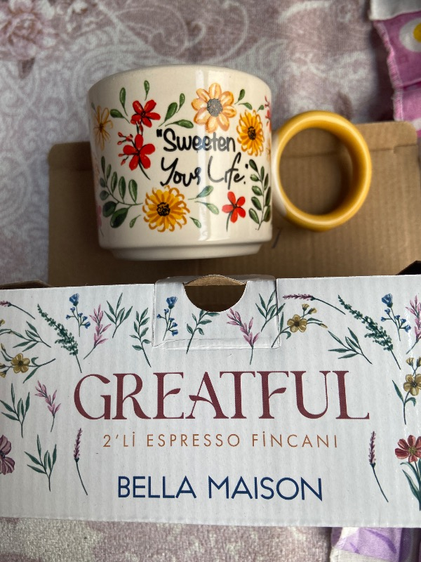Bella Maison Flores 2'li Fincan Seti (270 cc)