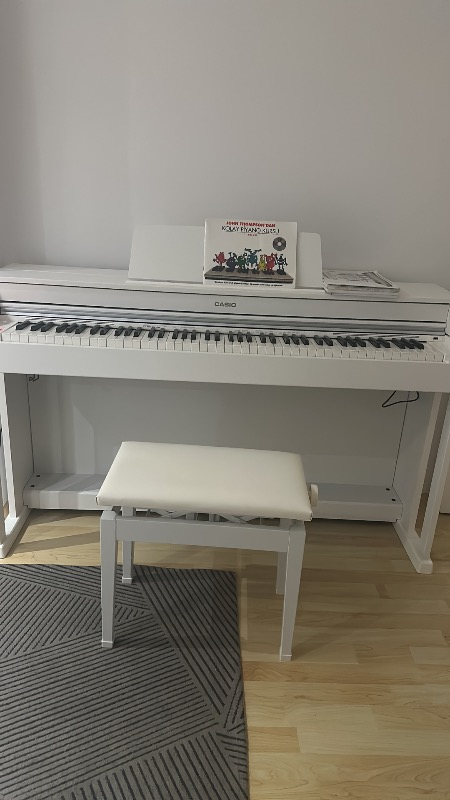Casio AP-470 Dijital Piyano (Mat Beyaz)